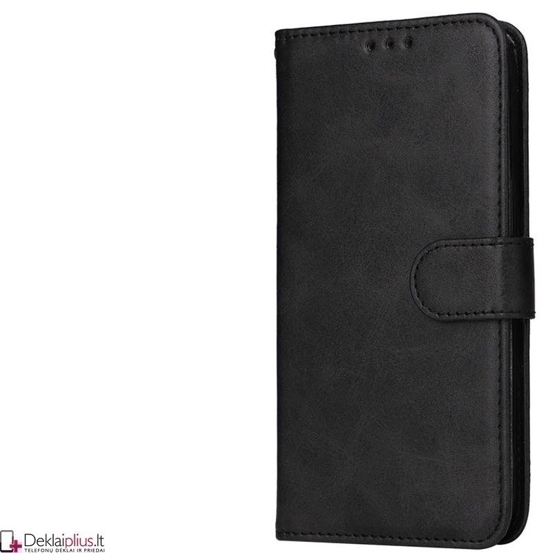 Dirbtinos odos dėklas su 4 skyreliais - juodas (Xiaomi Redmi Note 13 Pro Plus) Dirbtinos odos dėklas su 4 skyreliais - juodas (Xiaomi Redmi Note 13 Pro Plus)